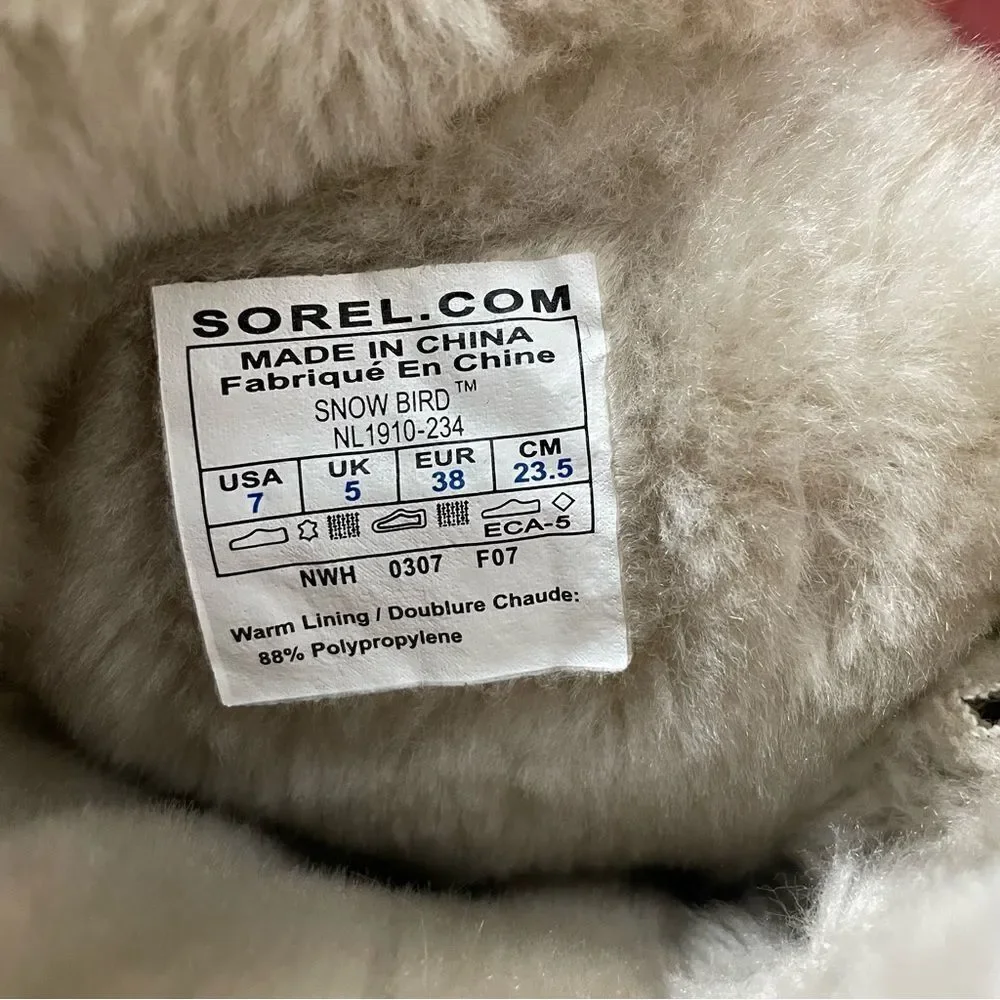 Sorel Snow Bird Thinsulate Winter Snow Boots